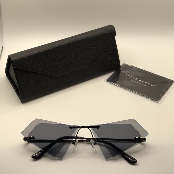 PRIVE REVAUX Geometrical-Style Sunglasses - Picture 2 of 3